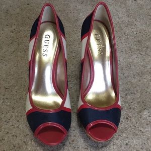 Guess Peep Toe Heels
